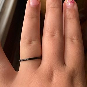 Pandora me black enamel ring size 10.5 (64)